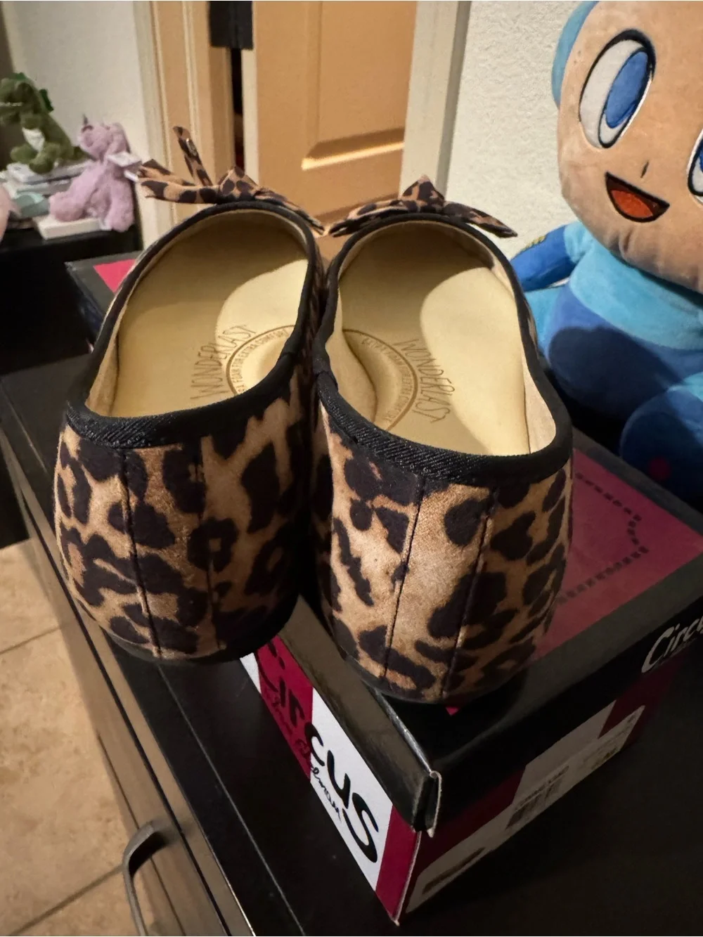 Circus by Sam Edelman Leopard Print Bow Ballet Flats - Picture 5 of 8